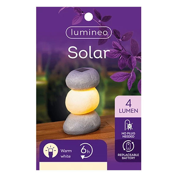 Lumineo Ηλιακό Πέτρινο Φωτιστικό Lumineo 14,5 x 11 x 21,5 cm 892036 K170105514 - 4