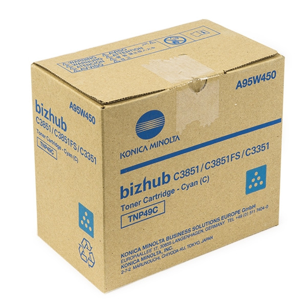 Cyan τόνερ Konica Minolta TNP-49C (A95W450) (αυθεντικό Konica Minolta) 032642 - 1