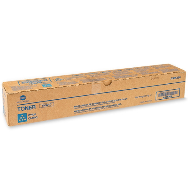 Toner Konica Minolta TN-321C (A33K450) Cyan 072602 - 1