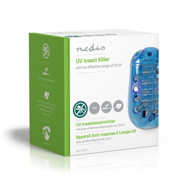 Nedis Ηλεκτρική Εντομοπαγίδα Nedis 20 m² 1W INKI110CBK1 C170111116 - 4