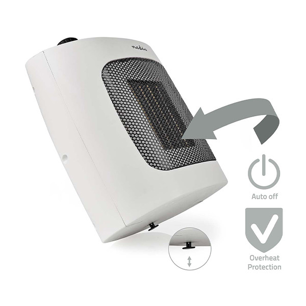 Ηλεκτρική θερμάστρα Nedis (2000W, δωμάτια έως 25 τ.μ.) K170101176 - 5