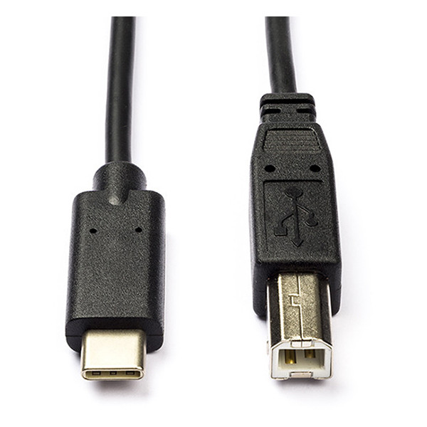 Καλώδιο εκτυπωτή USB C μαύρο, μήκους 1 μέτρου N010214004 - 1