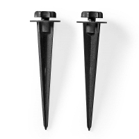 Καρφί Εδάφους | Nedis | 17,5 cm 2 τμχ Μαύρο K170108346