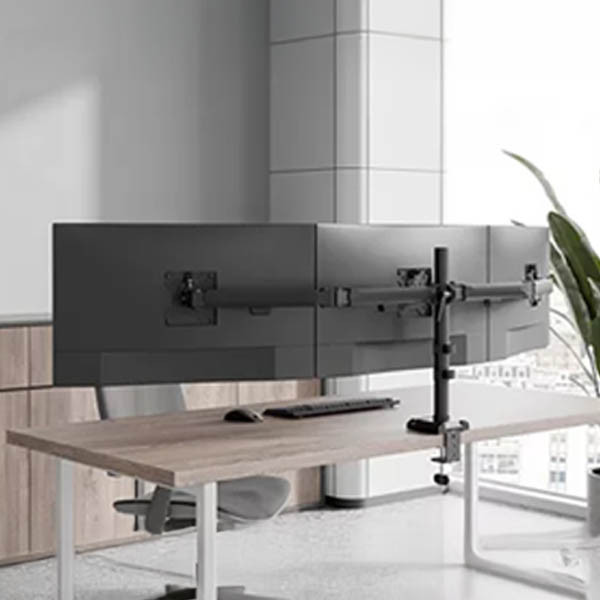 Βραχίονας Οθόνης Neomounts 10-27" Triple Full Motion Black DS60-600BL3 204017 - 7