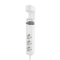 Πολύπριζο Neomounts Volt Series 3 Θέσεων με 2x USB-C & 1x USB-A White DS22-840WH6 204029