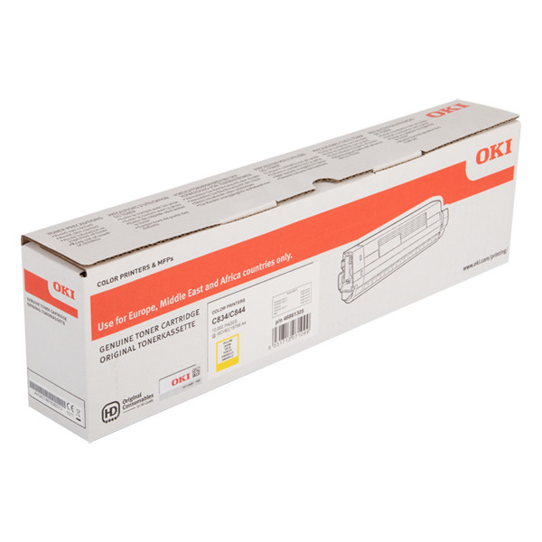 Τoner OKI 46861305 High Capacity Yellow 042772 - 1
