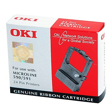 OKI 09002316 μαύρη μελανοταινία (γνήσια OKI) 09002316 042440 - 1