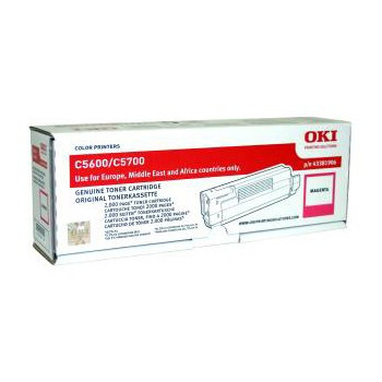 OKI 43381906 ματζέντα Toner (γνήσιο OKI) 035832 - 1