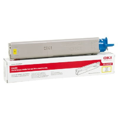 OKI 43459329 κίτρινο Toner υψηλής χωρητικότητας (γνήσιο OKI) 035946 - 1