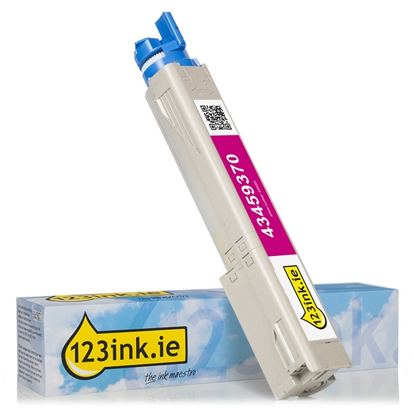 OKI 43459370 ματζέντα Toner (123ink) 036065 - 1
