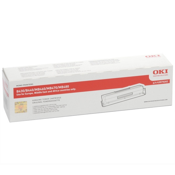 OKI 43979202 μαύρο Toner (γνήσιο OKI) 036042 - 1