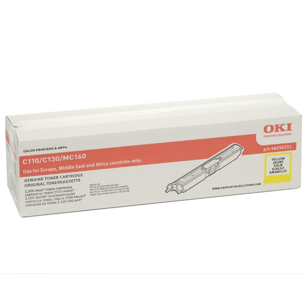 OKI 44250721 κίτρινο Toner υψηλής χωρητικότητας (γνήσιο OKI) 042512 - 1