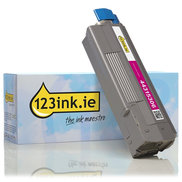 OKI 44315306 magenta Toner (123ink) 036073 - 1