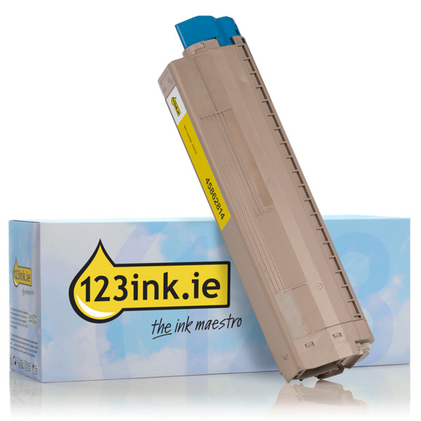 OKI 45862814 κίτρινο  Toner υψηλής χωρητικότητας (123ink) 042721 - 1