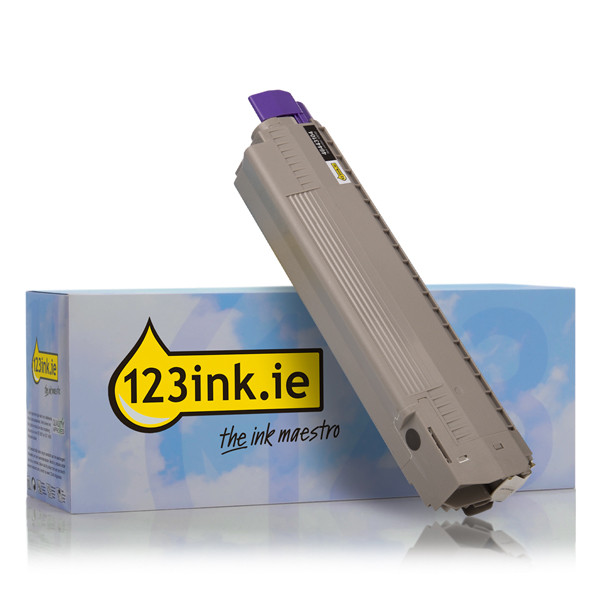 OKI 46443104 μαύρο toner υψηλής χωρητικότητας (έκδοση 123ink) 46443104C 036185 - 1