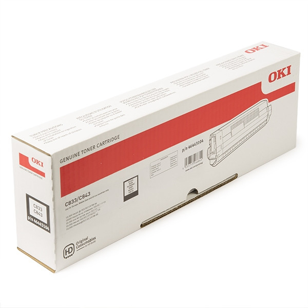 OKI 46443104 μαύρο toner υψηλής χωρητικότητας (πρωτότυπο) 46443104 036184 - 1