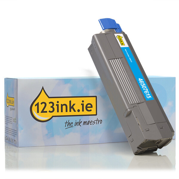 OKI 46507615 cyan  Toner (123ink) 036219 - 1
