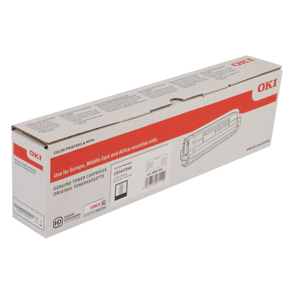 OKI 46861308 μαύρο toner υψηλής χωρητικότητας (πρωτότυπο OKI) 46861308 042766 - 1