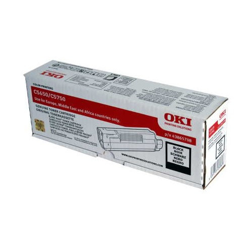 Black Toner OKI 43865708 (γνήσιο OKI) 035968 - 1