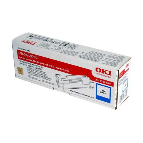 Cyan Toner OKI 43872307 (γνήσιο OKI) 035966 - 1