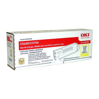 Toner OKI 43381905 Yellow 035834 - 1