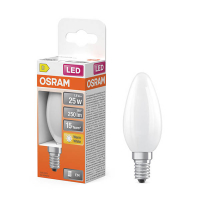 Λάμπα LED Osram E14 B35 Candle Mat 1.8W (25W) 2700K LOS01863
