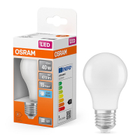 Λάμπα LED Osram E27 A60 Mat 4000K 4.9W Neutral White (40W) LOS01145