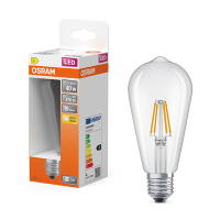 Λάμπα LED Osram E27 Edison ST64 Filament Clear 2700K 3.4W Warm White (40W) LOS01909