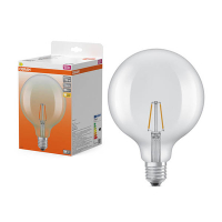 Λάμπα LED Osram E27 Globe G125 Νήμα Διαφανής 1.8W (25W) | 2700K LOS02200