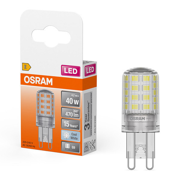 Λάμπα LED Osram G9 SMD Capsule Clear 4000K 4.2W (40W) LOS01385 - 1
