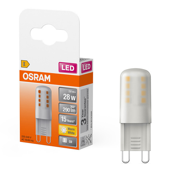 Λάμπα LED Osram G9 SMD Capsule Mat 2700K 2.6W (28W) LOS01391 - 1
