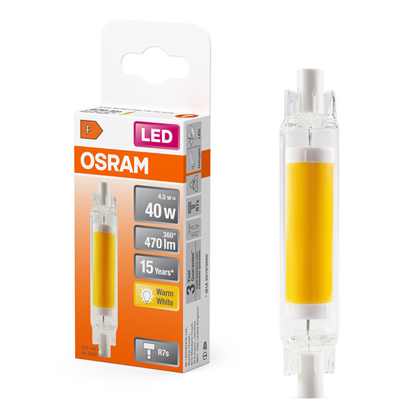 Λάμπα LED Osram R7s Mπάρα 78mm COB 4.5W (40W) 2700K LOS01777 - 1