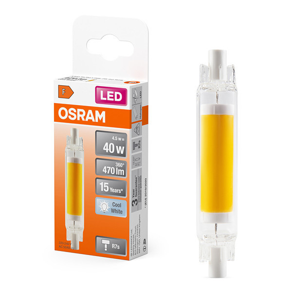 Λάμπα LED Osram R7s Mπάρα 78mm COB 4.5W (40W) 4000K LOS01779 - 1