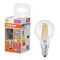 Λαμπτήρας Osram E14 LED Νήματος Μπάλα P45 Διαφανής Ρύθμιση φωτισμού 5.9W (60W) | 2700K LOS01223