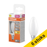 Προσφορά: Λάμπα LED Osram E14 B35 Candle Mat 2700K 1.8W (25W) 6Τεμ