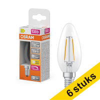 Προσφορά: Λάμπα LED Osram E14 Candle Filament Dimmable B35 2700K 1.8W (25W) 6Τεμ