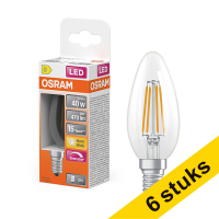 Προσφορά: Λάμπα LED Osram E14 Candle Filament Dimmable B35 2700K 3.4W (40W) 6Τεμ