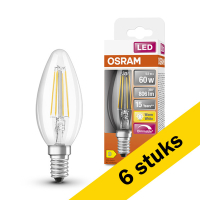 Προσφορά: Λάμπα LED Osram E14 Candle Filament Dimmable B35 2700K 5.5W (60W) 6Τεμ