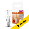 Προσφορά: Λάμπα LED Osram E14 Filament Clear Tube 2400K 1W (5W) 6Tεμ LOS00353 - 1