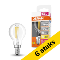 Προσφορά: Λάμπα LED Osram E14 P40 GlowDim Filament Dimmable 2200-2700K 4W (40W) 6Τεμ