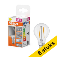Προσφορά: Λάμπα LED Osram E14 P45 Clear Filament 1.8W (25W) 4000K 6Τεμ
