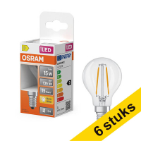 Προσφορά: Λάμπα LED Osram E14 P45 Clear Filament 1W (15W) 2700K 6Τεμ