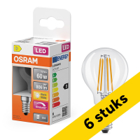 Προσφορά: Λάμπα LED Osram E14 P45 Clear Filament Dimmable 2700K 5.9W (60W) 6Τεμ