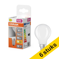 Προσφορά: Λάμπα LED Osram E14 P45 Mat 2700K 3.4W (40W) 6Τεμ