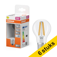 Προσφορά: Λάμπα LED Osram E27 A60 Filament 4000K 5.9W Neutral White (60W) 6Τεμ