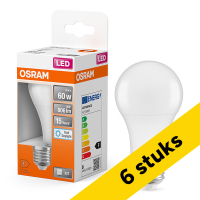 Προσφορά: Λάμπα LED Osram E27 A60 Mat 6500K 8W Cold White (60W) 6Tεμ
