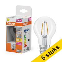 Προσφορά: Λάμπα LED Osram E27 Clear Filament A60 2700K 1.8W Warm White (25W) 6Τεμ