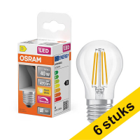 Προσφορά: Λάμπα LED Osram E27 Clear P45 Dimmable 2700K 3.4W Warm White (40W) 6Τεμ