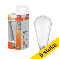 Προσφορά: Λάμπα LED Osram E27 Edison ST64 Mat 2700K 3.4W Warm White (40W) 6Τεμ