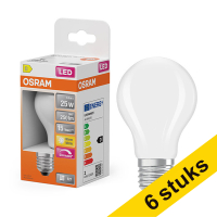 Προσφορά: Λάμπα LED Osram E27 Mat Α60 Dimmable 2700K 1.8W Warm White (25W) 6Τεμ